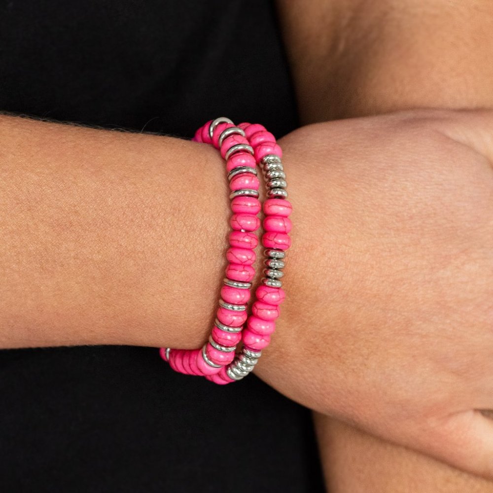 Desert Rainbow Pink Bracelet
